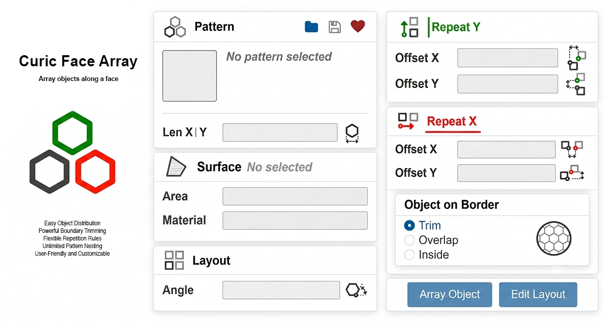 แนะนำวิธีใช้ Curic Face Array ในการทำงาน Sketchup